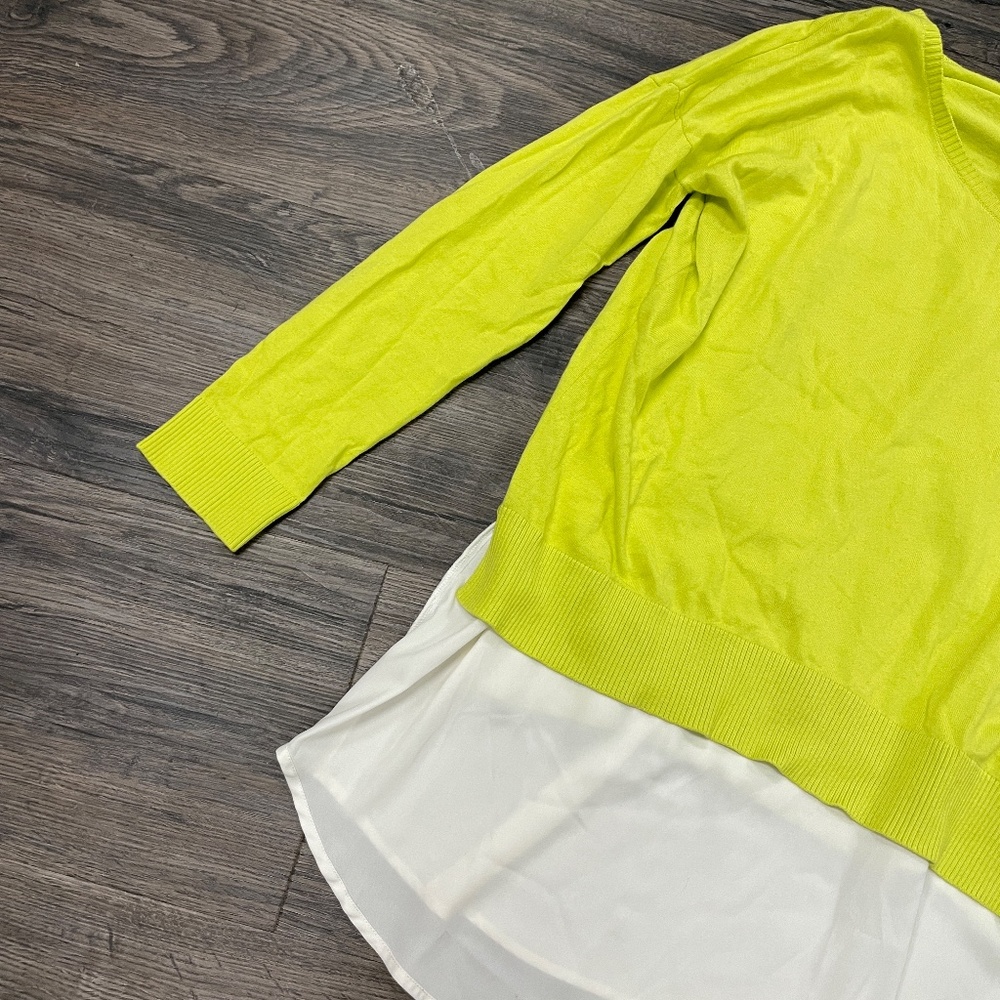 Beautiful Lime Green DKNY Top - Picture 3 of 7